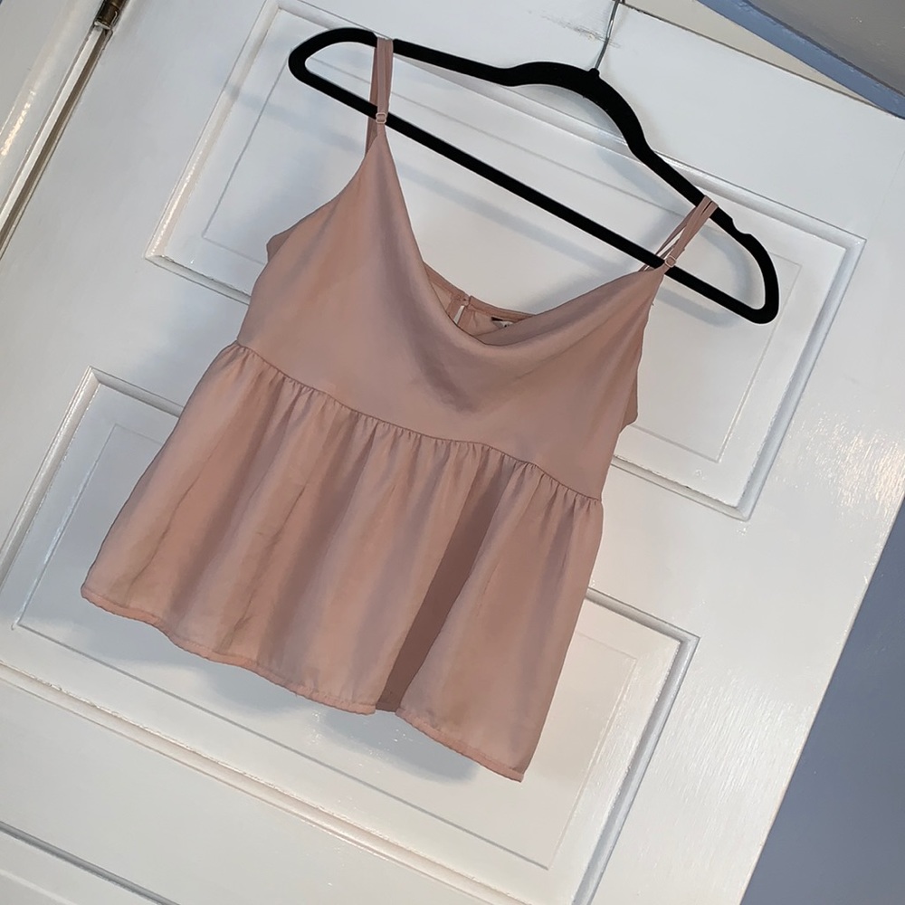 Small American Eagle Flowy Babydoll crop tank top blouse cami